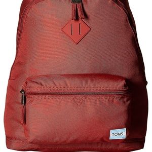 Brand new TOMS red backpack